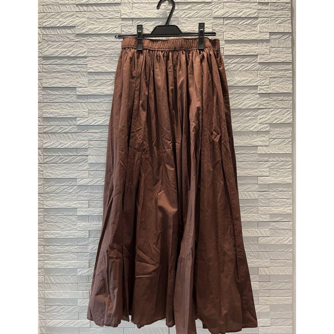 URBAN RESEARCH ROSSO(アーバンリサーチロッソ)のアーバンリサーチロッソ　フレアスカート　ロングスカート　ブラウン　スカート レディースのスカート(ロングスカート)の商品写真