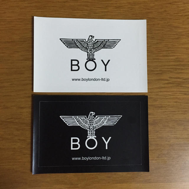 Boy London(ボーイロンドン)のBoy London ステッカー 二枚セット メンズのファッション小物(その他)の商品写真