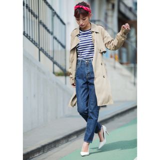 moussy スプリングトレンチコート