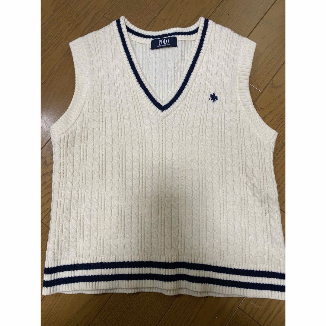 polo ベスト　100センチ キッズ/ベビー/マタニティのキッズ服女の子用(90cm~)(ジャケット/上着)の商品写真