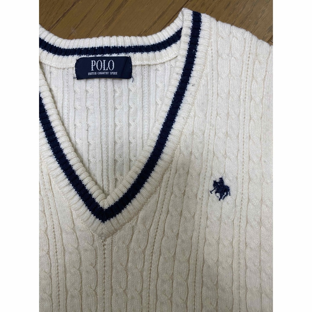 polo ベスト　100センチ キッズ/ベビー/マタニティのキッズ服女の子用(90cm~)(ジャケット/上着)の商品写真