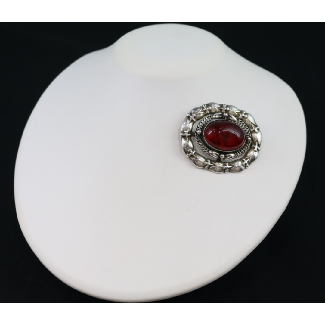 Georg Jensen - ジョージジェンセン ブローチ 琥珀 コハク 109 Georg Jensen - ジョージジェンセン ブローチ 琥珀 コハク 109