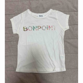 ボンポワン(Bonpoint)のBonpoint ボンポワン パッチワーク ロゴTシャツ 4a 100(Tシャツ/カットソー)