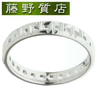 ティファニー(Tiffany & Co.)の (新品仕上げ済）ティファニー TIFFANY Tトゥルー ナロー リング 指輪 K18 WG ホワイトゴールド 約15号 62508329 8929(リング(指輪))