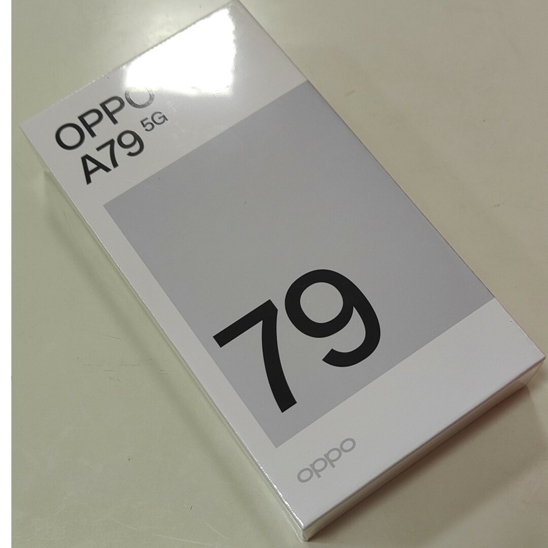 OPPO(オッポ)のOPPO A79 5G A303OP ミステリーブラック ワイモバイル SIMフ スマホ/家電/カメラのスマートフォン/携帯電話(スマートフォン本体)の商品写真