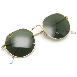 レイバン(Ray-Ban)のレイバン ジャック JACK サングラス RB3565 ゴールド×グリーン(サングラス/メガネ)