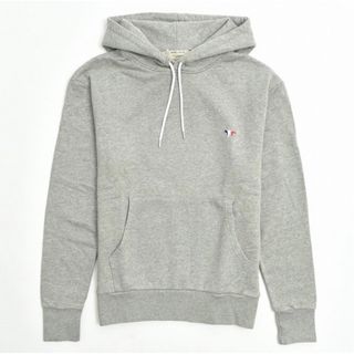 メゾンキツネ(MAISON KITSUNE')のメゾンキツネ グレー トリコロール XS(スウェット)