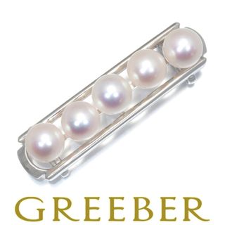 ミキモト(MIKIMOTO)のミキモト 帯留め パール 真珠 7.0-7.3mm K14WG (その他)