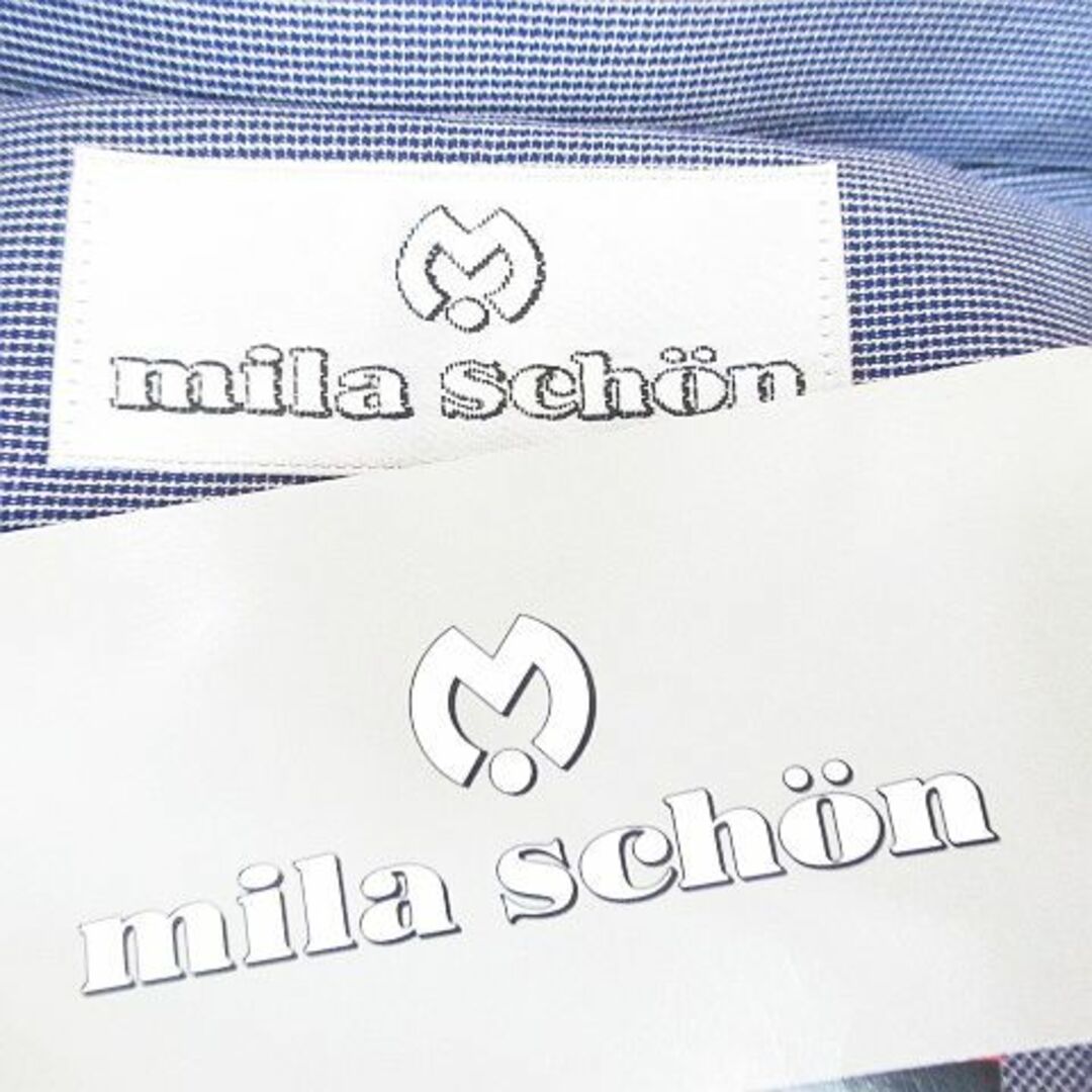 mila schon(ミラショーン)のミラショーン 長袖 ワイシャツ カッターシャツ 40-82 青系 ブルー 日本製 メンズのトップス(シャツ)の商品写真