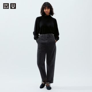 ユニクロ(UNIQLO)のユニクロユー　デニムストレートパンツ(デニム/ジーンズ)