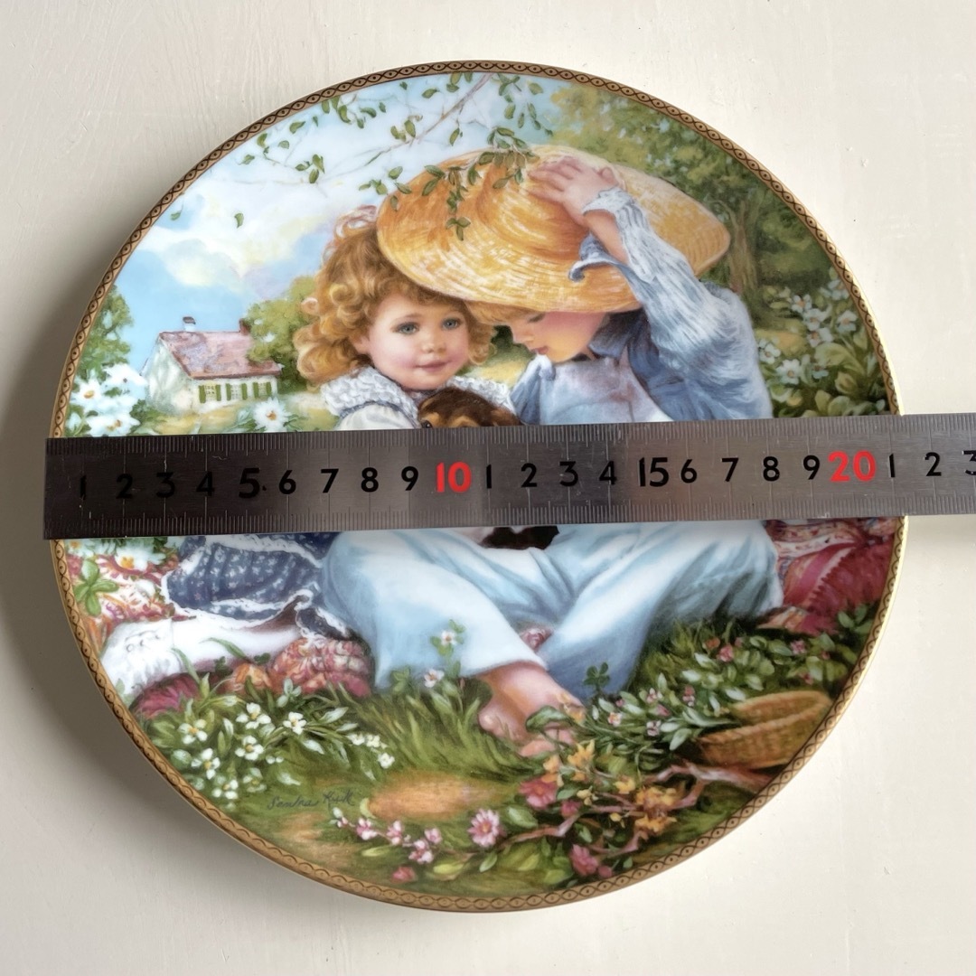 Reco International 飾り皿  イングリッシュガーデン エンタメ/ホビーの美術品/アンティーク(陶芸)の商品写真