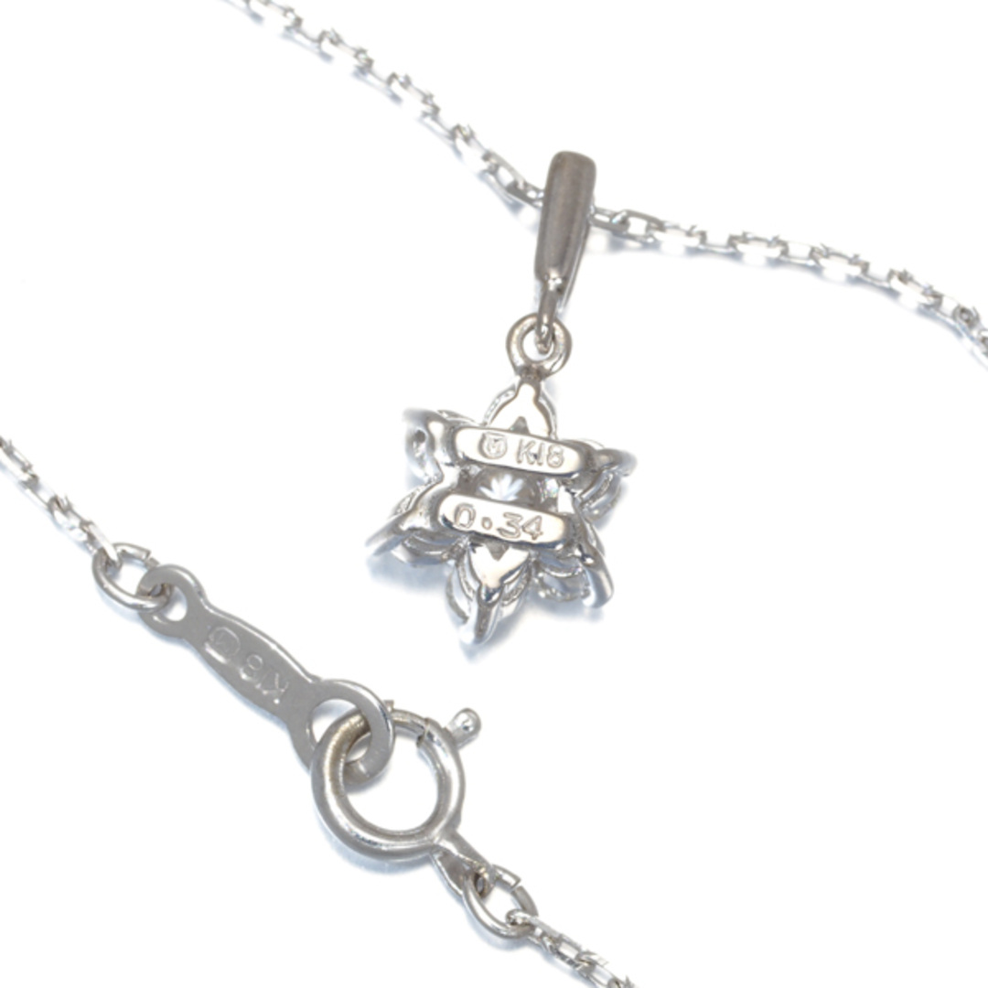 ミキモト ネックレス ダイヤ ダイヤモンド 0.34ct フラワー ミキモト ネックレス ダイヤ ダイヤモンド 0.34ct フラワー