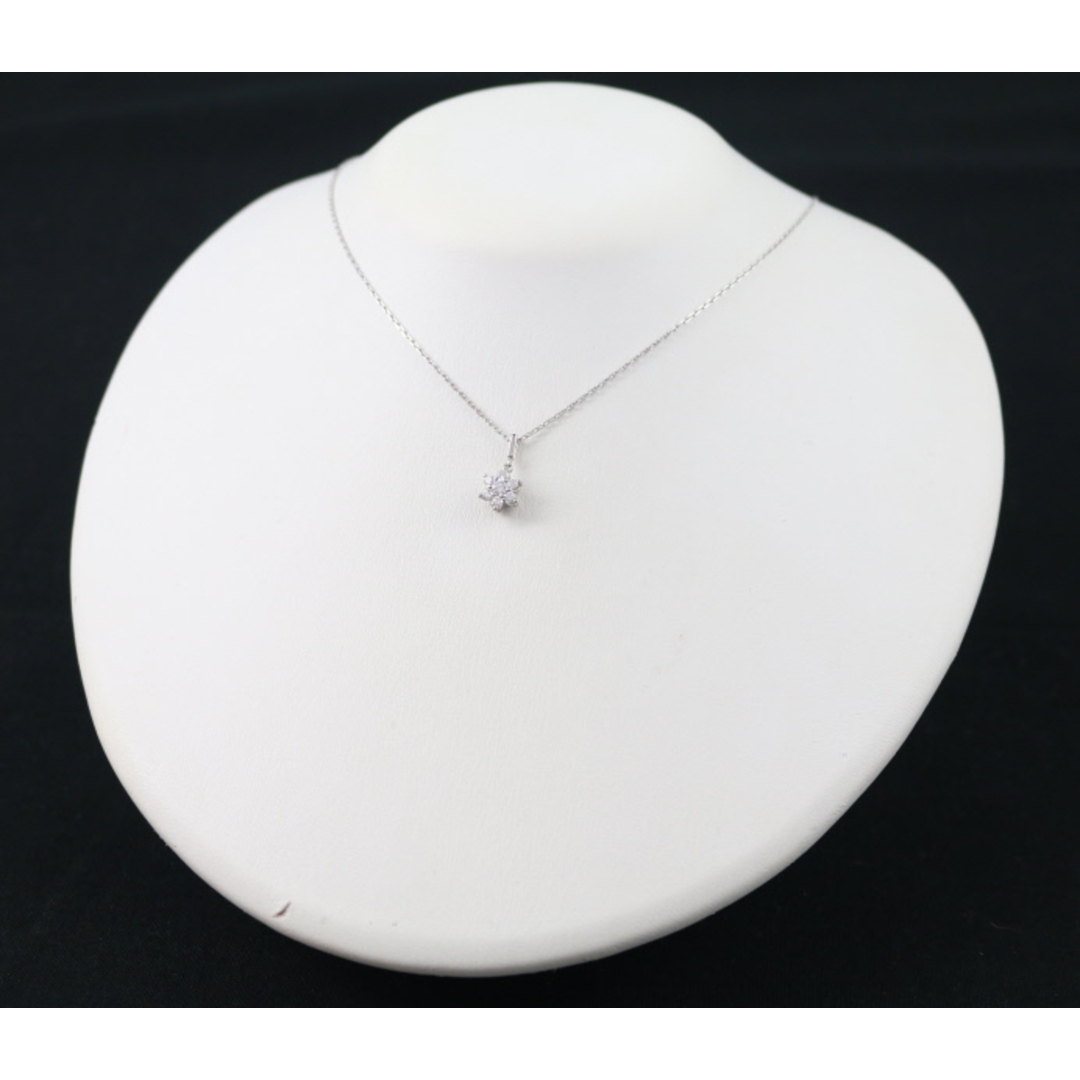 ミキモト ネックレス ダイヤ ダイヤモンド 0.34ct フラワー ミキモト ネックレス ダイヤ ダイヤモンド 0.34ct フラワー