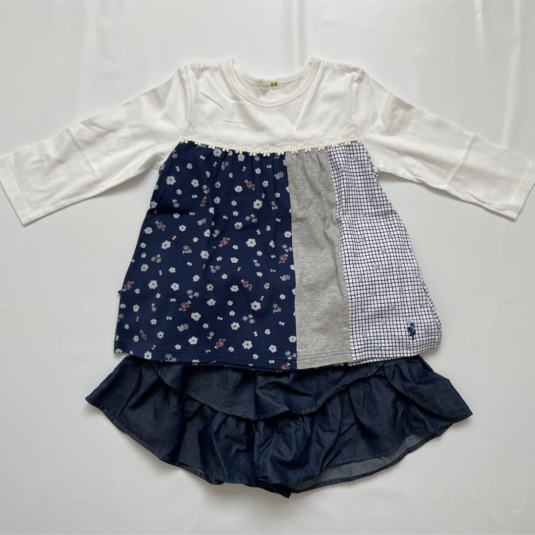 KP(ニットプランナー)の【タグ付含】140cm KP ｶｯﾄｿｰ＆Seraph ﾌﾘﾙｷｭﾛｯﾄ キッズ/ベビー/マタニティのキッズ服女の子用(90cm~)(Tシャツ/カットソー)の商品写真