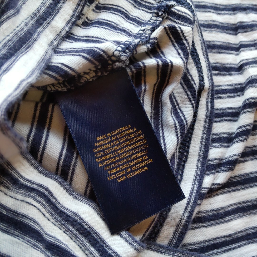 POLO RALPH LAUREN(ポロラルフローレン)のポロ ラルフローレン 半袖Tシャツ ボーダー 3T 110 キッズ/ベビー/マタニティのキッズ服男の子用(90cm~)(Tシャツ/カットソー)の商品写真