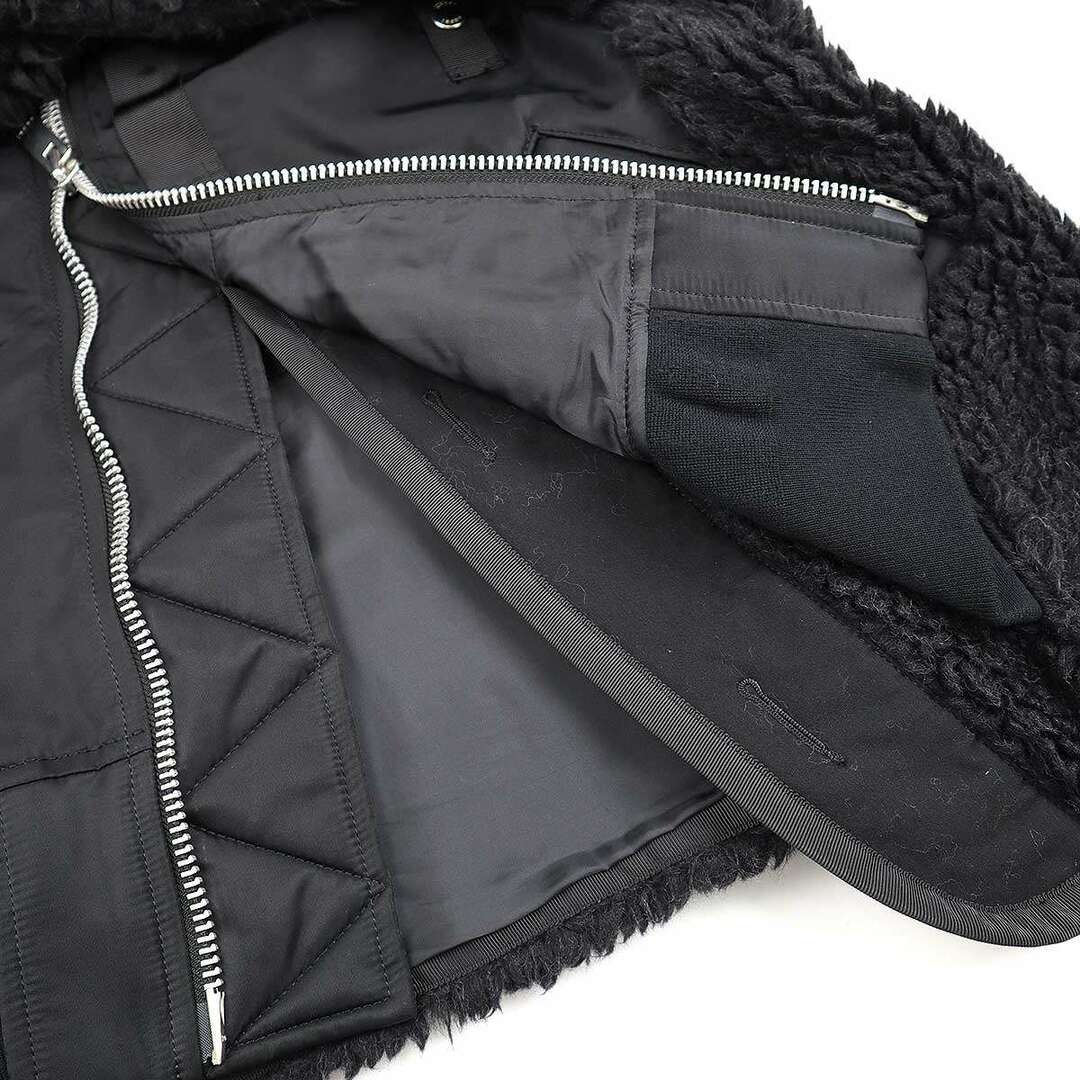 sacai(サカイ)のsacai サカイ 21AW Nylon Twill Mix Blouson ナイロンツイルミックスブルゾン ブラック 1 21-05745 レディースのジャケット/アウター(その他)の商品写真