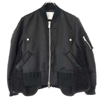 サカイ(sacai)のsacai サカイ 21AW Nylon Twill Mix Blouson ナイロンツイルミックスブルゾン ブラック 1 21-05745(その他)