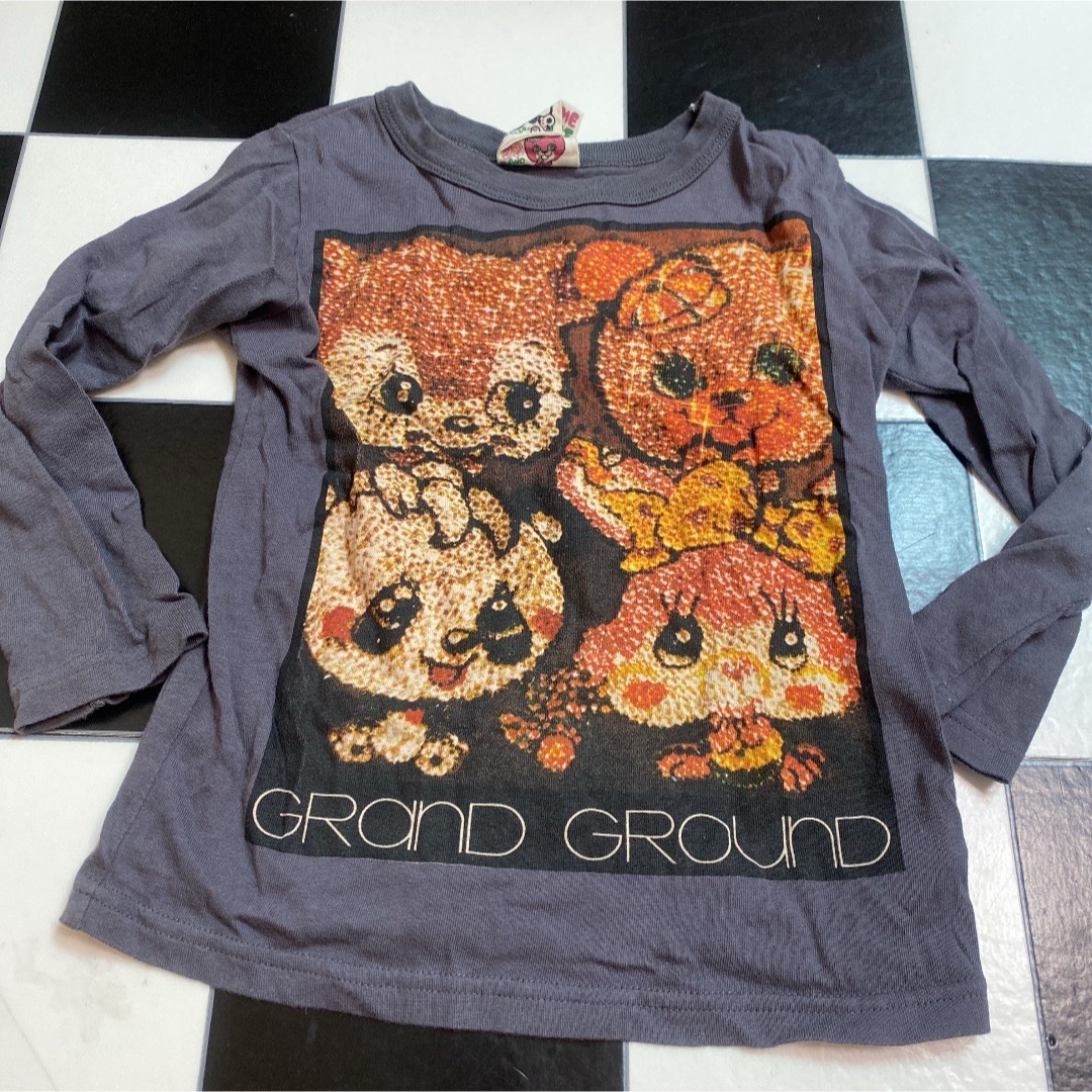 GrandGround(グラグラ)のグラグラ 110 ロンT キッズ/ベビー/マタニティのキッズ服男の子用(90cm~)(Tシャツ/カットソー)の商品写真