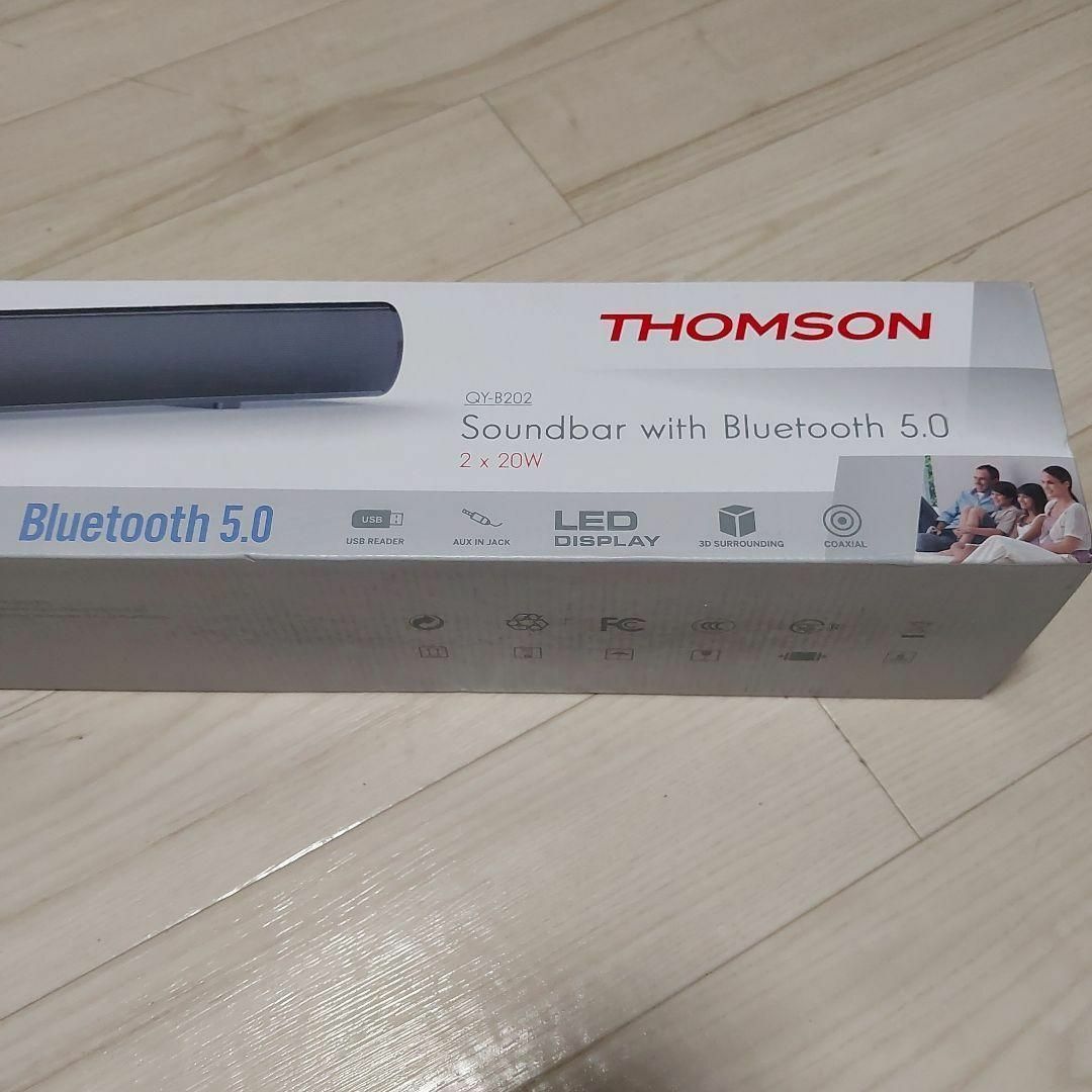 新品未開封　THOMSON　サウンドバー　 Bluetooth5.0 スマホ/家電/カメラのオーディオ機器(スピーカー)の商品写真