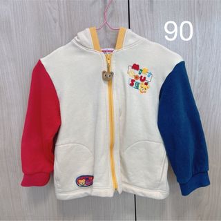 ミキハウス(mikihouse)のミキハウス　スエットパーカー　　サイズ90(ジャケット/上着)