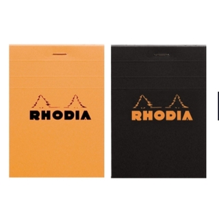 ロディア(RHODIA)のロディア メモ帳  オレンジとブラック2冊セット(ノート/メモ帳/ふせん)