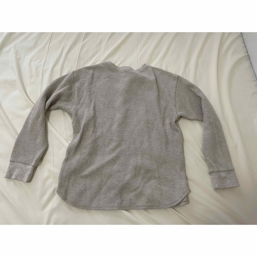 UNIQLO(ユニクロ)のUNIQLO ワッフルTシャツ レディースのトップス(Tシャツ(長袖/七分))の商品写真