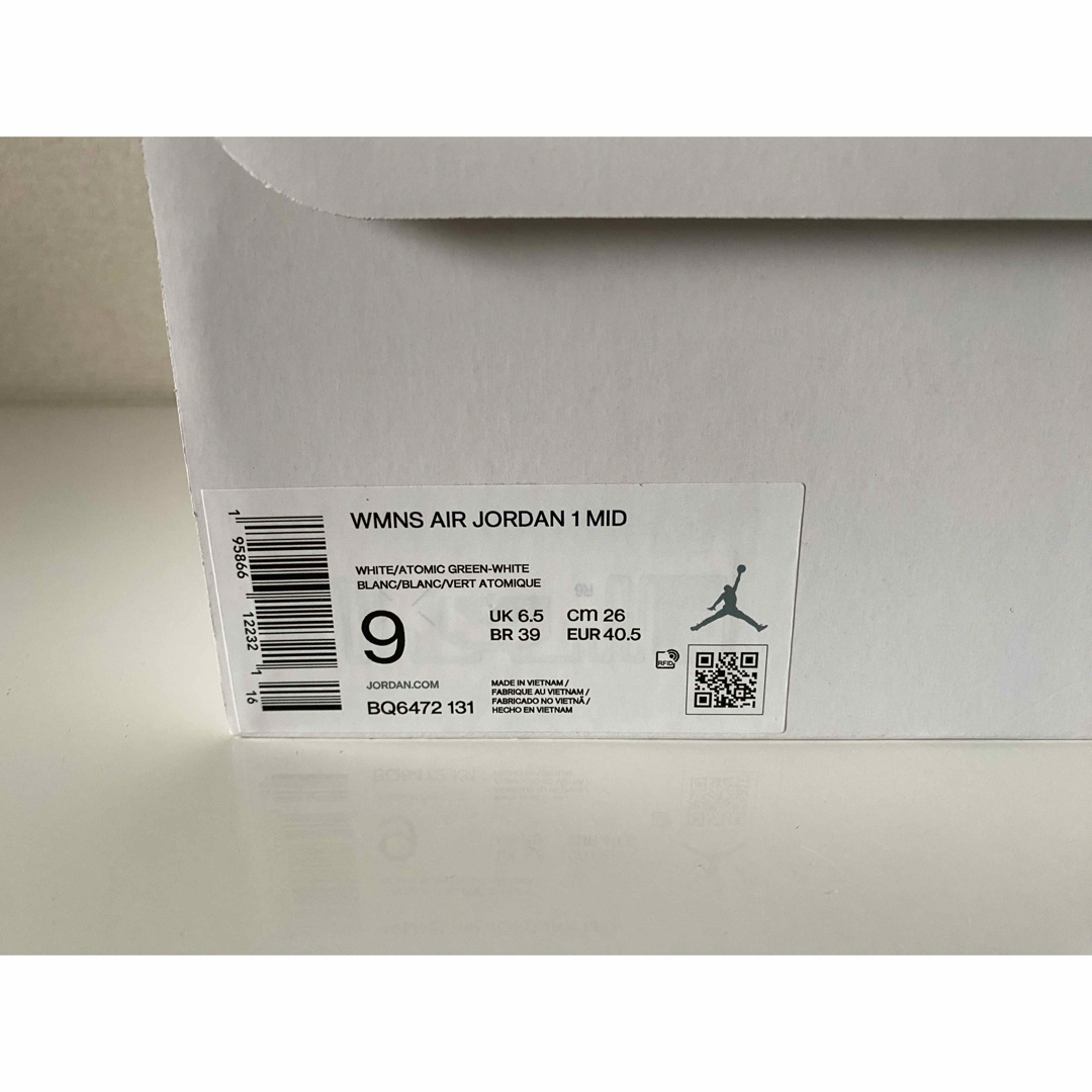 Jordan Brand（NIKE）(ジョーダン)のナイキ ウィメンズ エアジョーダン1 ミッド "ホワイト ライム" 26cm レディースの靴/シューズ(スニーカー)の商品写真