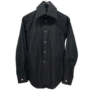 ジュンヤワタナベコムデギャルソン(JUNYA WATANABE COMME des GARCONS)のJUNYA WATANABE 03AW コットンブロードカットオフハイネックシャツ AD2003 Archive ジュンヤワタナベコムデギャルソン(シャツ/ブラウス(長袖/七分))