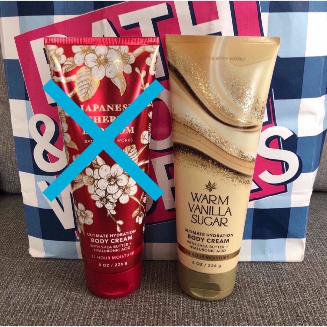 Bath & Body Works(バスアンドボディーワークス)の【新品】バスアンドボディワークス　ボディクリーム　1本 コスメ/美容のボディケア(ボディクリーム)の商品写真