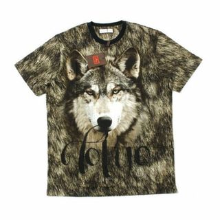 エトロ(ETRO)の新品 ETRO ウルフプリントTシャツ マルチカラー オオカミ 狼(Tシャツ/カットソー(半袖/袖なし))