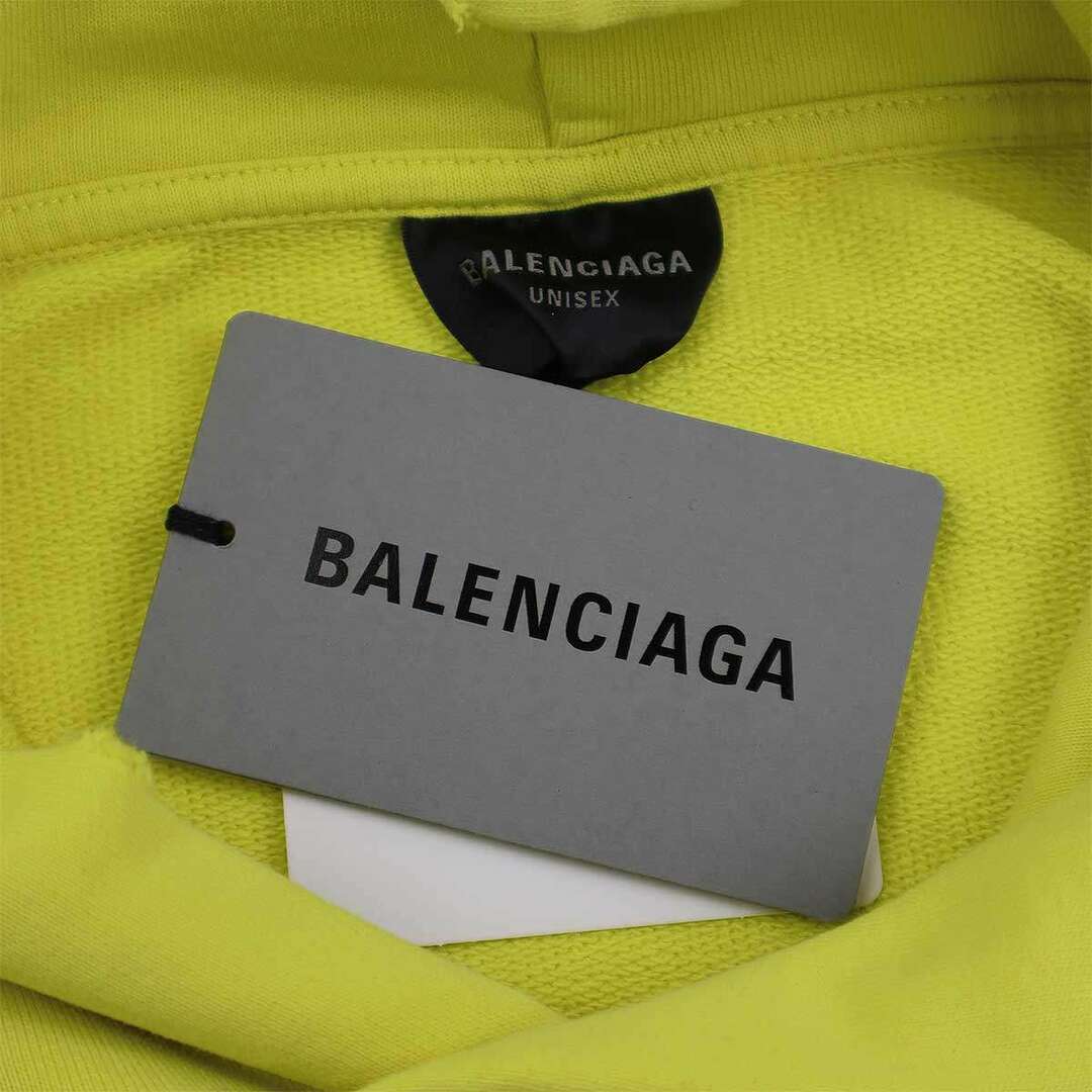 Balenciaga(バレンシアガ)のBALENCIAGA バレンシアガ 24SS SURFER ROUND HOODIE ロゴプリントプルオーバー パーカー 761458 TPVM5 イエロー 3 メンズのトップス(パーカー)の商品写真