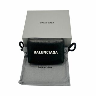 バレンシアガ(Balenciaga)の⭐️良品⭐️ バレンシアガ レザー ロゴ エブリデイ ミニウォレット(折り財布)