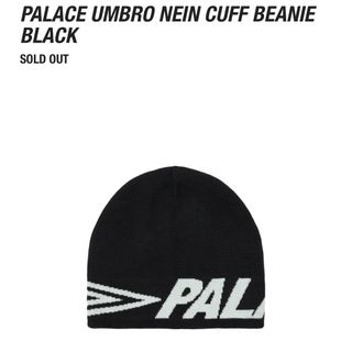 パレス(PALACE)のPALACE UMBRO NEIN CUFF BEANIE BLACK(ニット帽/ビーニー)