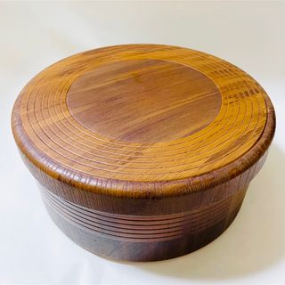 マルセイアート 茶器入れ 御茶櫃 漆器 昭和レトロ 木製 茶道具入れ 収納 骨董(陶芸)