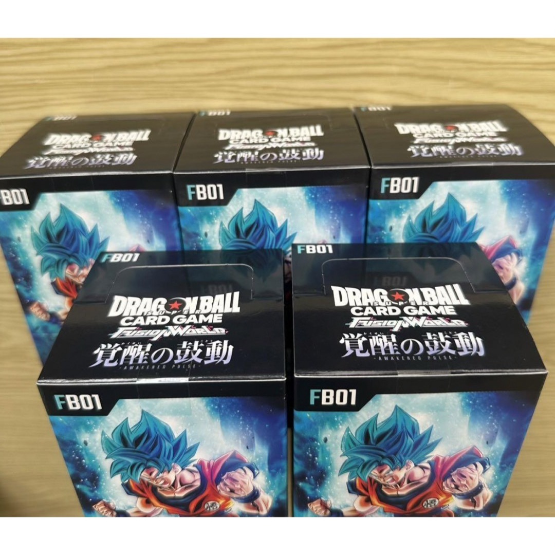 ドラゴンボール(ドラゴンボール)のドラゴンボールスーパーカードゲーム フュージョンワールド 覚醒の鼓動 5BOX エンタメ/ホビーのトレーディングカード(Box/デッキ/パック)の商品写真