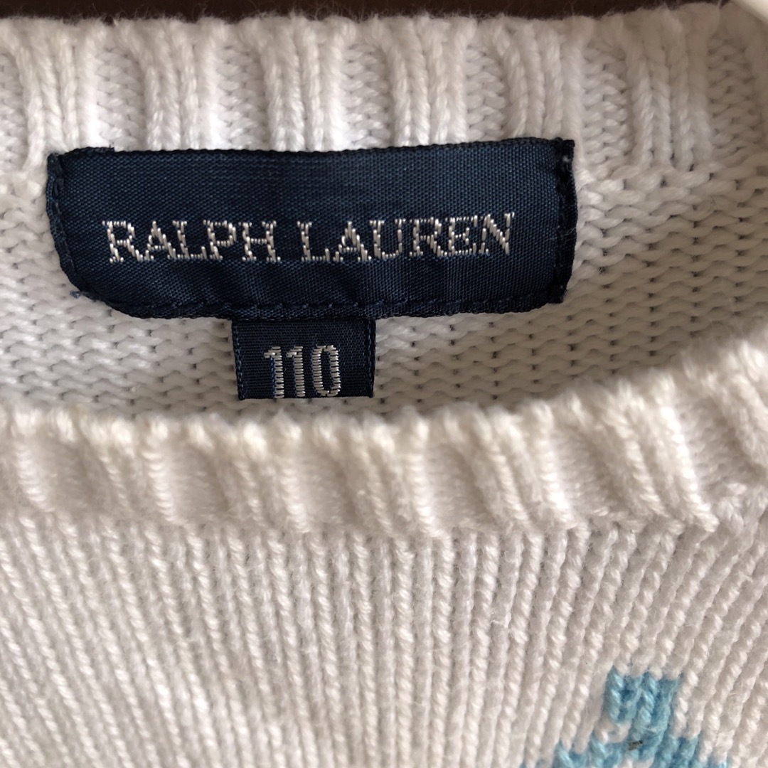 Ralph Lauren(ラルフローレン)のラルフローレンビッグポニーニット キッズ/ベビー/マタニティのキッズ服女の子用(90cm~)(ニット)の商品写真