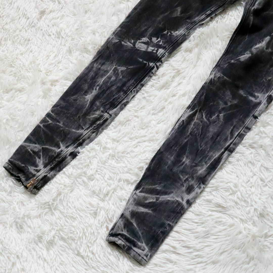 FEAR OF GOD(フィアオブゴッド)のFEAR OF GOD  ホーリー ウォーター 裾ジップ デニムパンツ ブラック メンズのパンツ(デニム/ジーンズ)の商品写真
