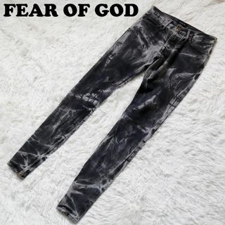 フィアオブゴッド(FEAR OF GOD)のFEAR OF GOD  ホーリー ウォーター 裾ジップ デニムパンツ ブラック(デニム/ジーンズ)