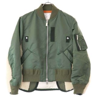 サカイ(sacai)のsacai サカイ 21AW Nylon Twill Mix Blouson ナイロンツイルミックスブルゾン カーキ 1 21-05745(その他)