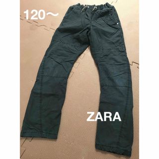 ザラ(ZARA)のZARA　パンツ　長ズボン　黒　裏地あり　120〜(パンツ/スパッツ)