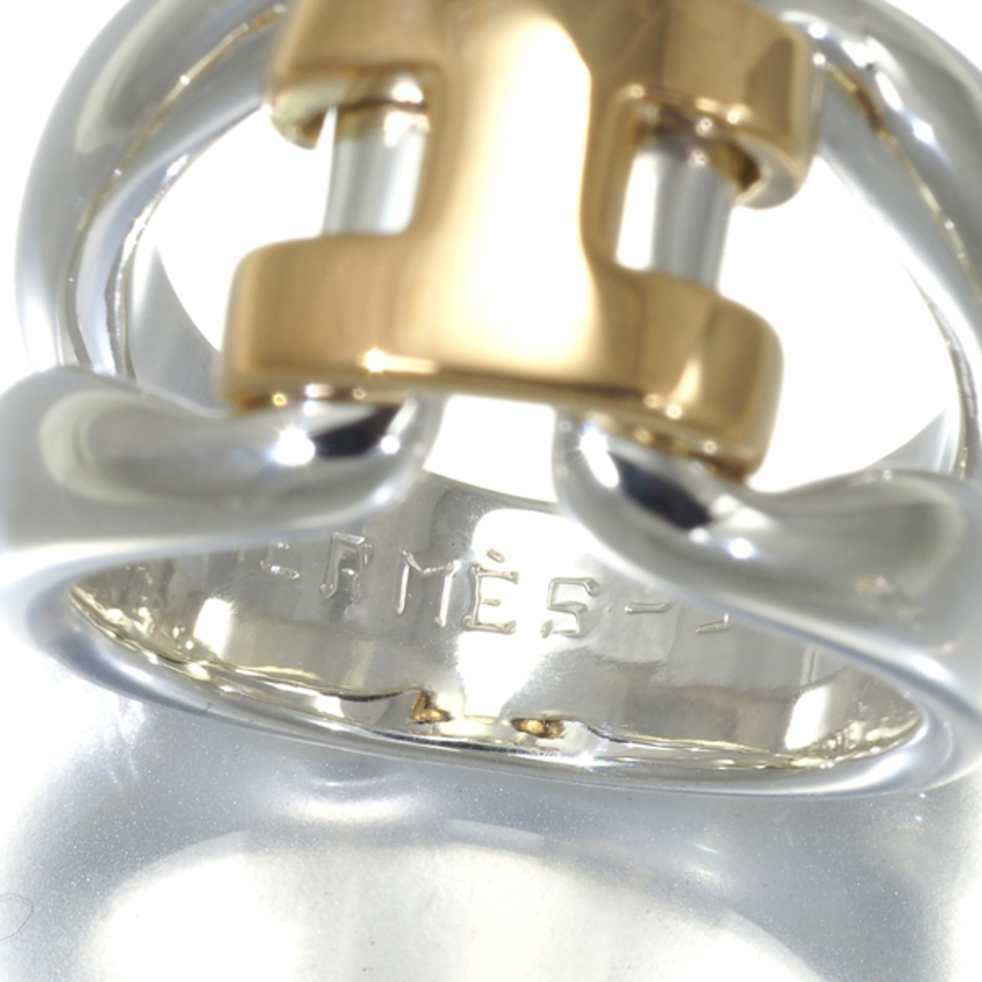HERMES - エルメス リング ヒストリー 51号 シルバー 925/K18YG HERMES - エルメス リング ヒストリー 51号 シルバー 925/K18YG