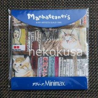 マンハッタナーズ(Manhattaner's)のマンハッタナーズ メガネクロス 本棚猫拡張版 MAN-35(その他)