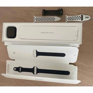 アップル Apple Watch 6 44mm ブルーアルミディープネイビースポ(その他)