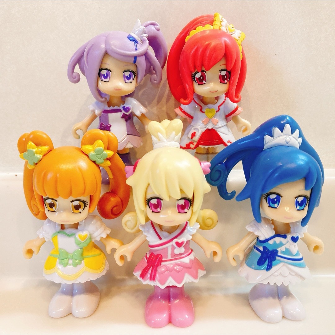 プリコーデドール【ドキドキプリキュア】ソード　エース　ハート　ロゼッタ　ダイヤ エンタメ/ホビーのおもちゃ/ぬいぐるみ(キャラクターグッズ)の商品写真