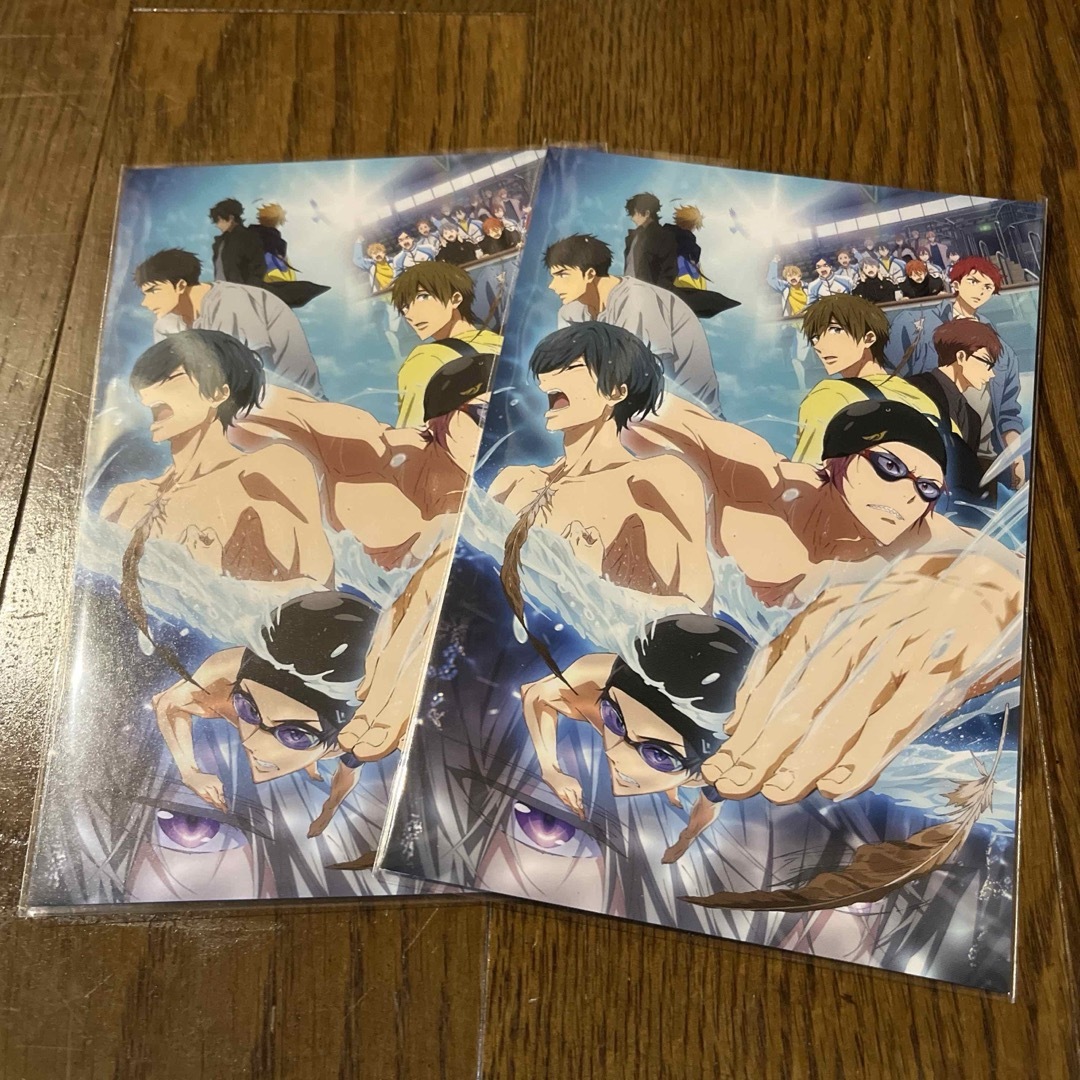 Free! ポストカード 集合2枚セット エンタメ/ホビーのアニメグッズ(カード)の商品写真