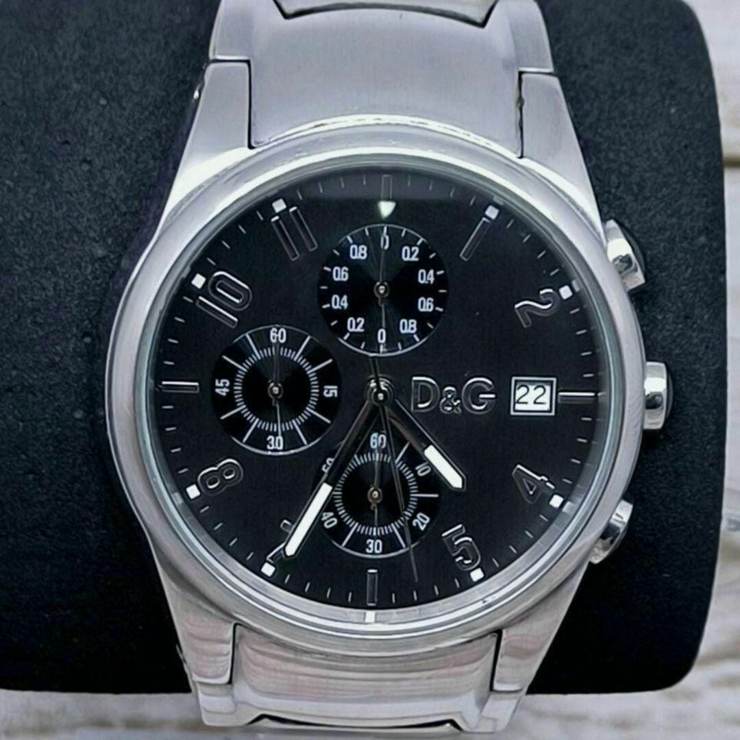 DOLCE&GABBANA(ドルチェアンドガッバーナ)のドルチェ＆ガッバーナ　シルバー　ステンレス　腕時計　SANDPIPER メンズの時計(金属ベルト)の商品写真