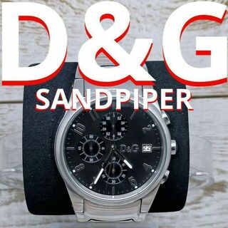 DOLCE&GABBANA - ドルチェ＆ガッバーナ　シルバー　ステンレス　腕時計　SANDPIPER