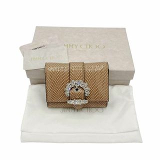 ジミーチュウ(JIMMY CHOO)の⭐️未使用⭐️ ジミーチュウ シェリ ビジュー カードケース 三つ折り財布(財布)