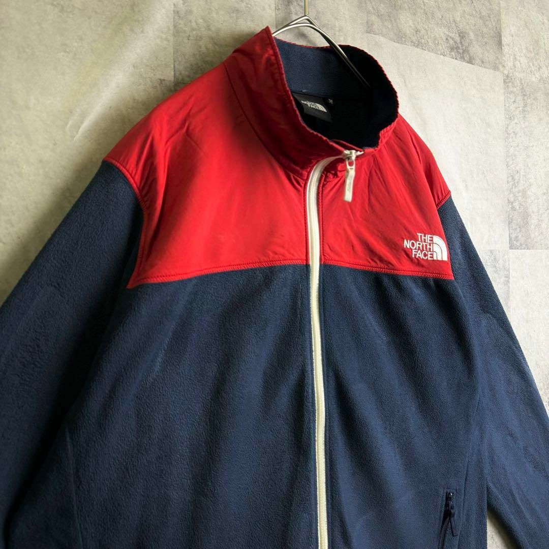 THE NORTH FACE(ザノースフェイス)の希少カラー ノースフェイス フリース デナリジャケット ネイビー×オレンジ M メンズのジャケット/アウター(ブルゾン)の商品写真