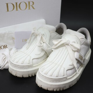 Christian Dior - クリスチャンディオール ロゴ刺繍 スリッポン 